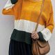 Colorblock Chunky Sweater