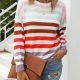 Crew Neck Striped Sweater