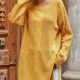 Drop Shoulder High Low Slit Tunic Sweater